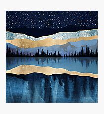 Midnight Lake Photographic Print