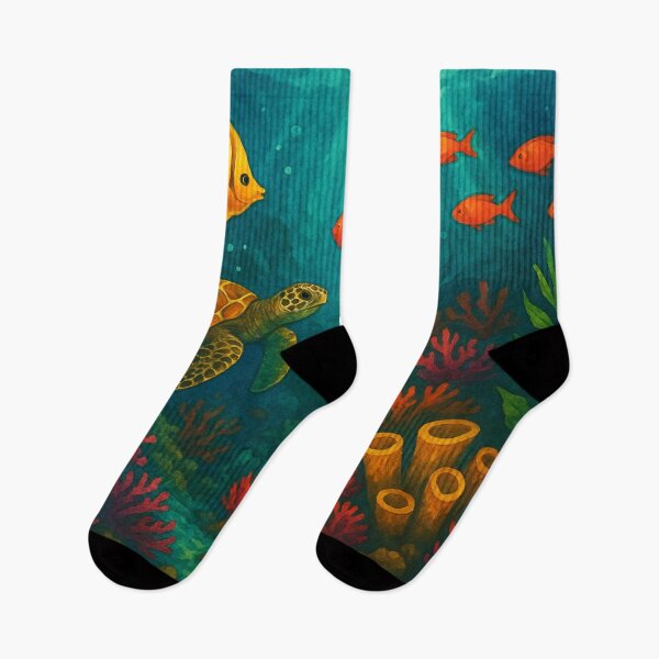 Item preview, Colorful Coral Reef - Ocean Life in Harmony designed and sold by ArtStyleAlice.