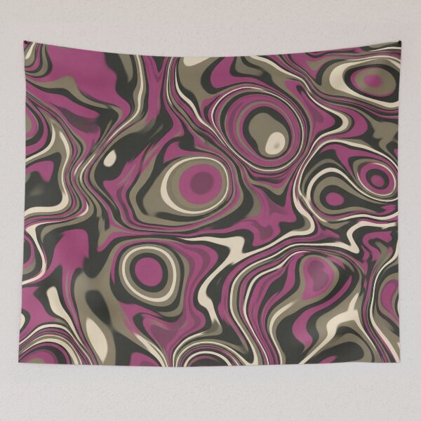 Item preview, Retro 60s Inspired Abstract Swirls designed and sold by Owcomm.