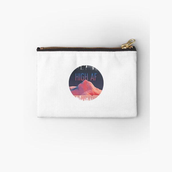 Item preview, High AF Pink Mountaintop Rectangular designed and sold by PerttyShirty.