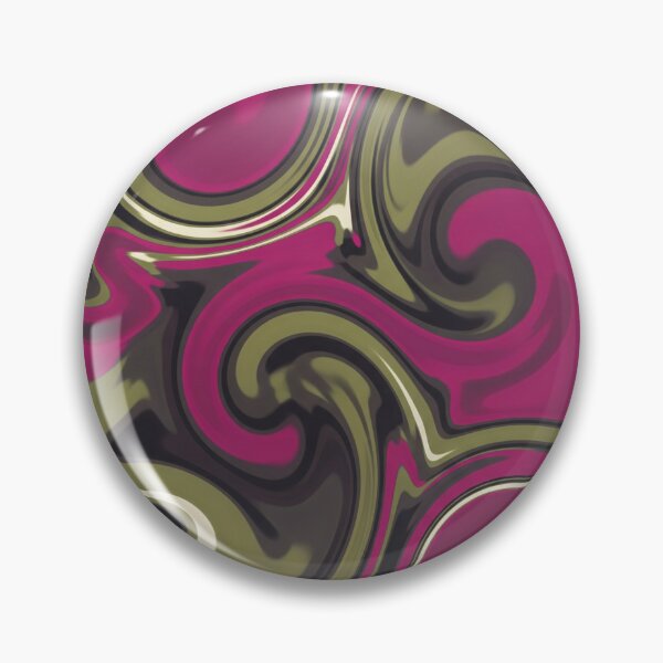 Item preview, Vibrant Marble Swirls in Pink and Green designed and sold by Owcomm.
