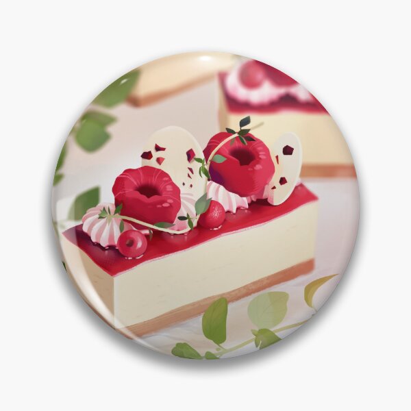 Item preview, Raspberry mint cheesecake designed and sold by namocchiart.
