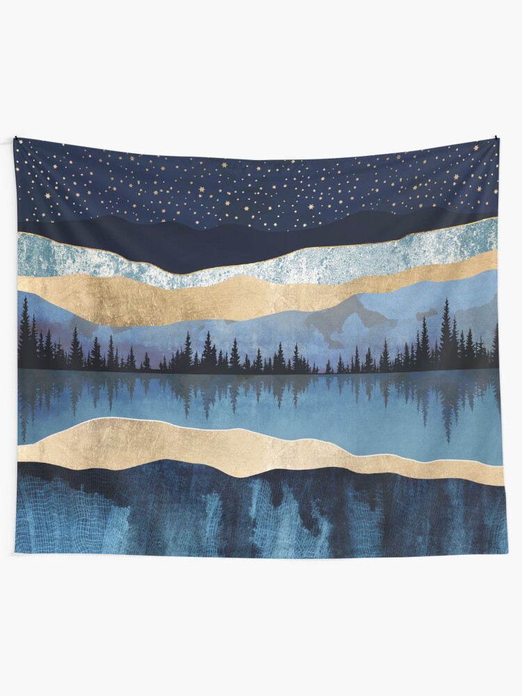 Alternate view of Midnight Lake Tapestry