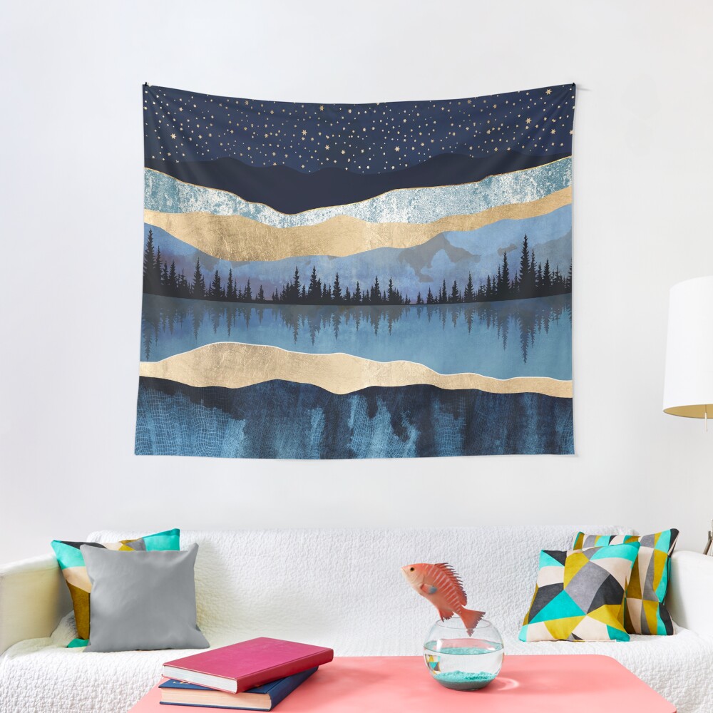 Midnight Lake Tapestry