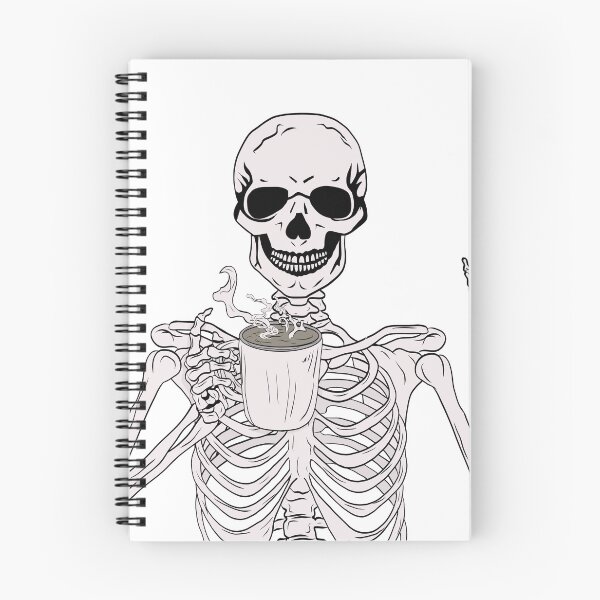 Item preview, skeleton Cool Coffee designed and sold by TshaStore.