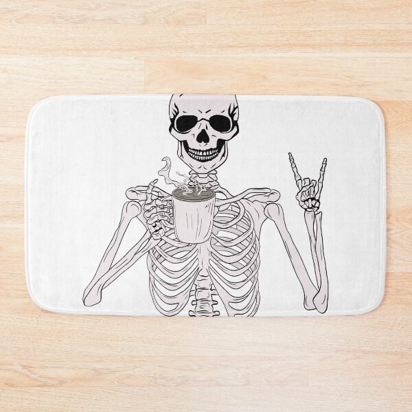 Item preview, skeleton Cool Coffee designed and sold by TshaStore.