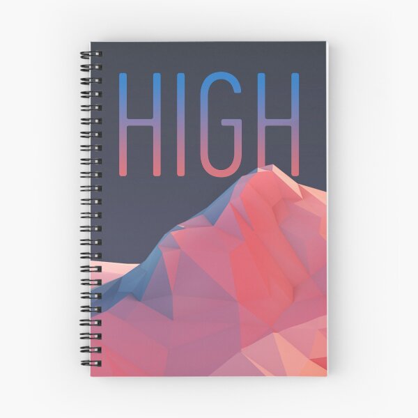 Item preview, High AF Pink Mountaintop Rectangular designed and sold by PerttyShirty.