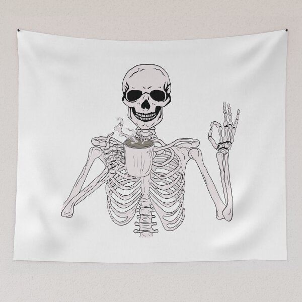 Item preview, perfect coffee with skeleton  designed and sold by TshaStore.