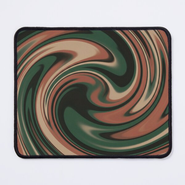 Item preview, Earthy Tones Liquid Swirl Abstract designed and sold by Owcomm.