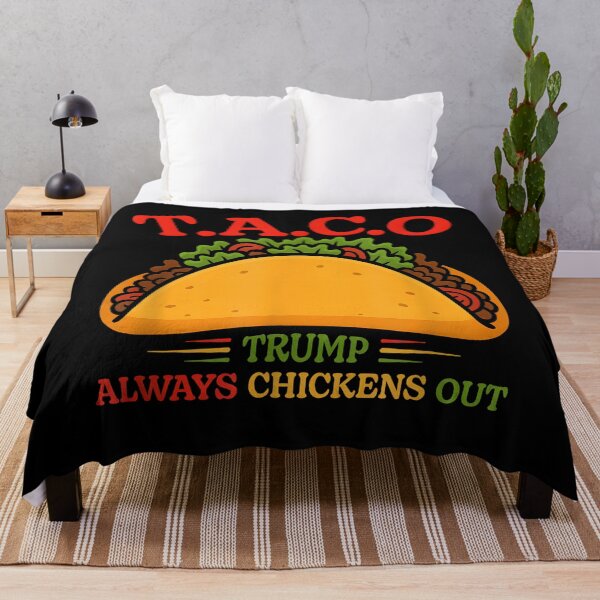 Item preview, Funny Taco Trump Always Chickens Out T.A.C.O Gfits designed and sold by ivotee.