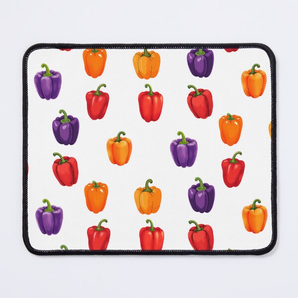 Item preview, Watercolor Red, Orange, Purple Bell Peppers designed and sold by silviaol.