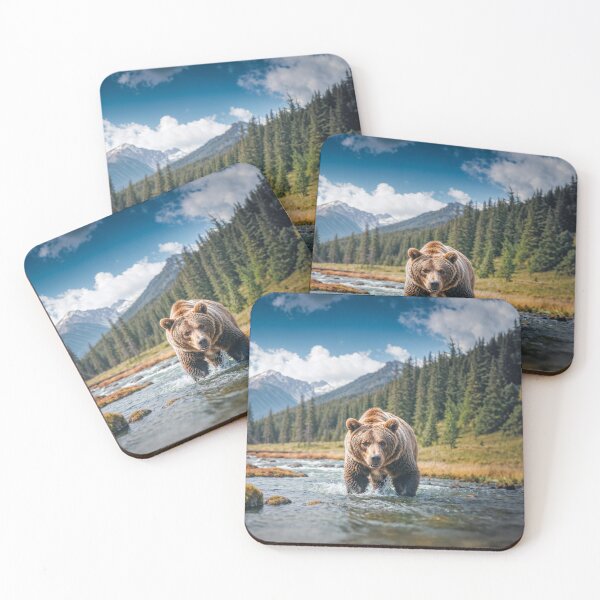 Item preview, Spring Thaw - Grizzly in the Wild designed and sold by AngelottiCR.