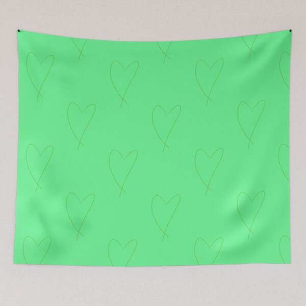 Item preview, Green heart and background designed and sold by BerryBeach.