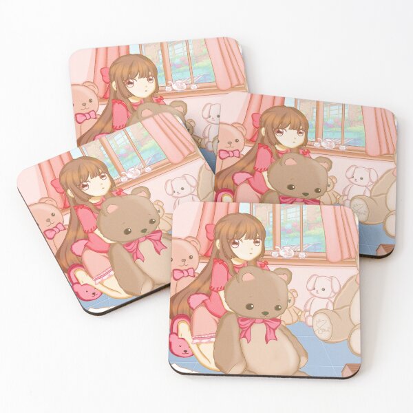 Item preview, Anime girl with plush  designed and sold by somishii.