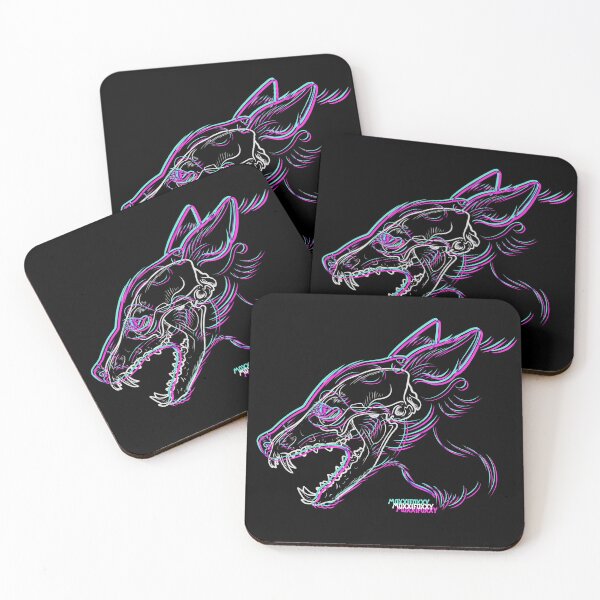 Item preview, Neon Skull Fox designed and sold by MoxxiFoxxy.