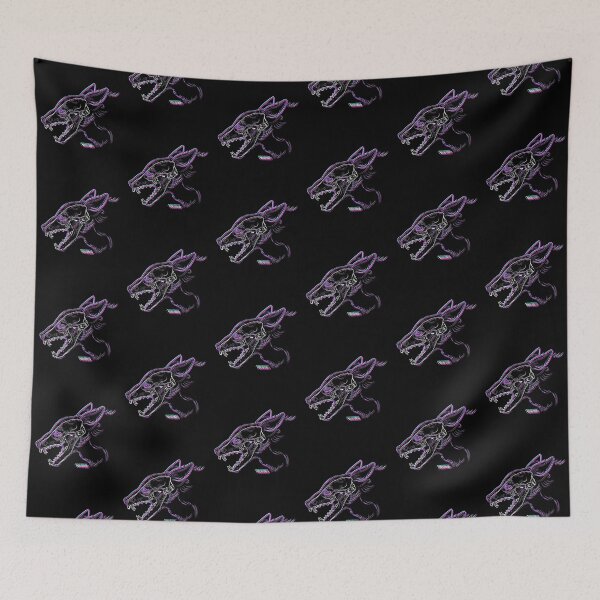 Item preview, Neon Skull Fox designed and sold by MoxxiFoxxy.