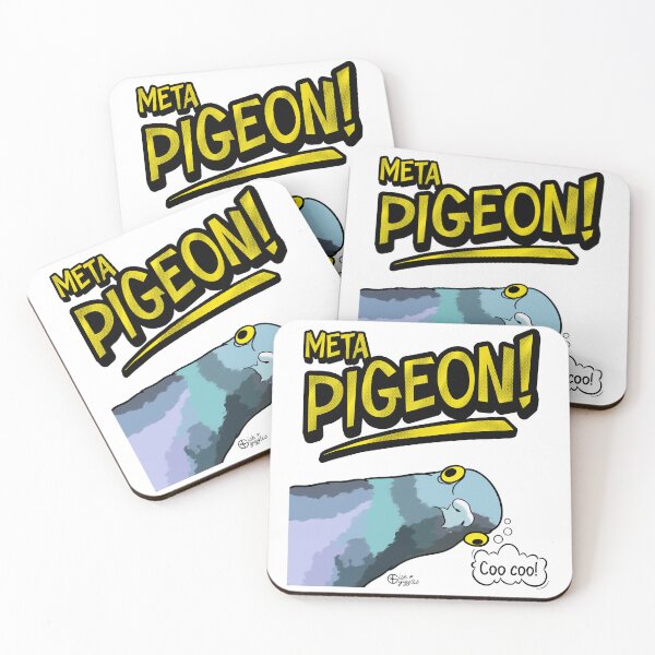 Artikelvorschau, Meta Pigeon entworfen und verkauft von Ish and Giggles.