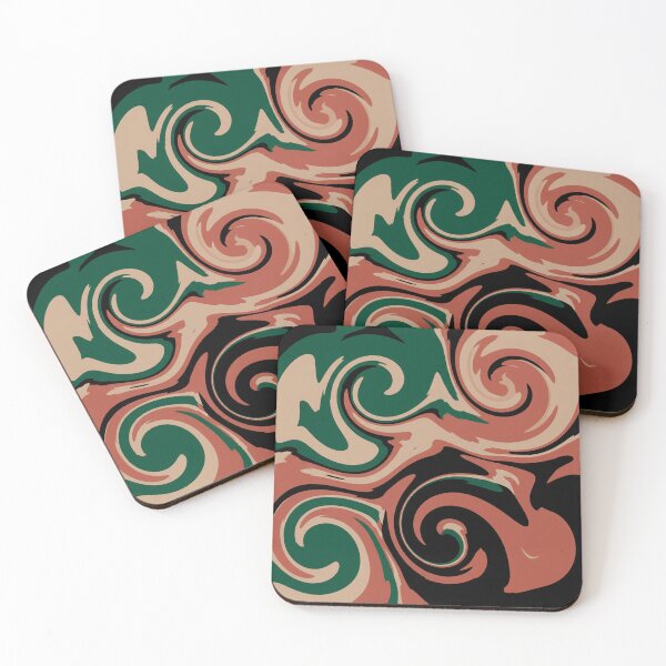 Item preview, 70s Vintage Retro Abstract Swirl Pattern designed and sold by Owcomm.