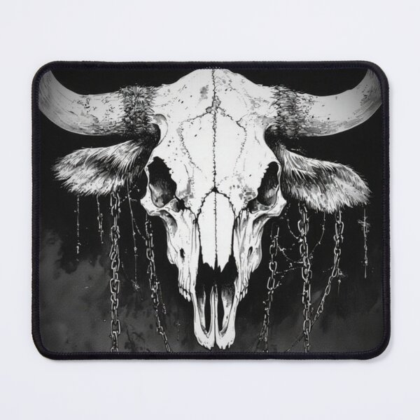 Item preview, Ox skull with horns designed and sold by Conteceres.