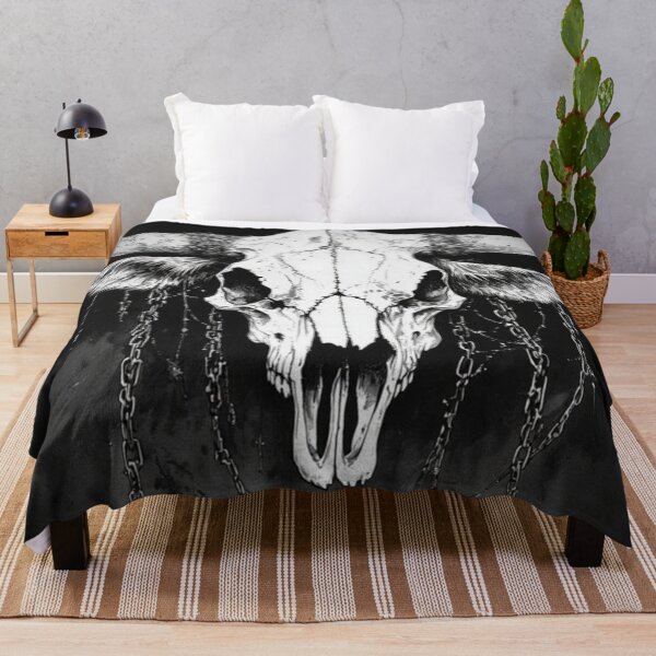 Item preview, Ox skull with horns designed and sold by Conteceres.