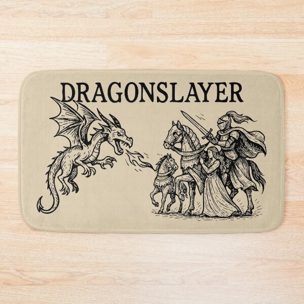 Item preview, Knight Protects the Princess – Dragonslayer Scene designed and sold by SteadyRolling.