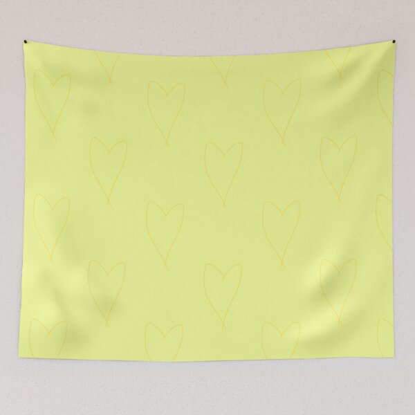 Item preview, Yellow heart and background designed and sold by BerryBeach.