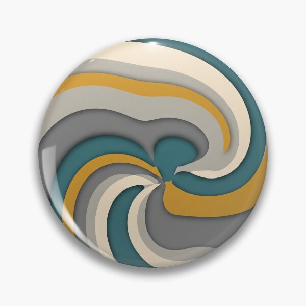 Item preview, Retro 70s Wave Abstract Swirl designed and sold by Owcomm.