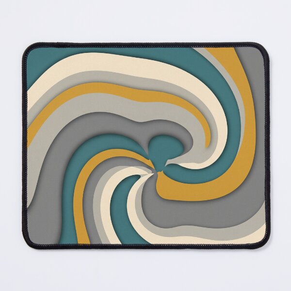 Item preview, Retro 70s Wave Abstract Swirl designed and sold by Owcomm.