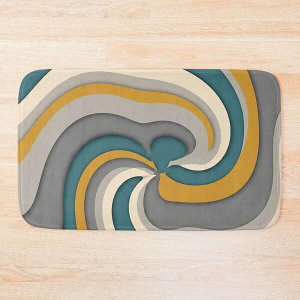 Item preview, Retro 70s Wave Abstract Swirl designed and sold by Owcomm.