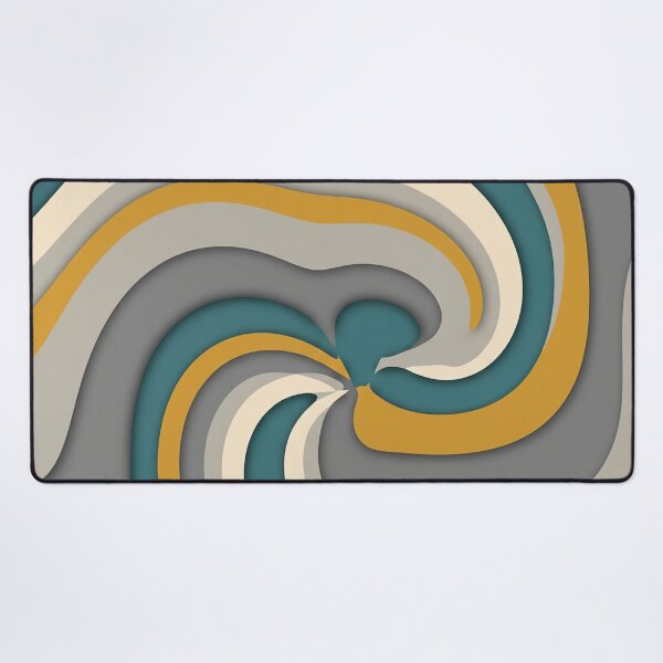 Item preview, Retro 70s Wave Abstract Swirl designed and sold by Owcomm.