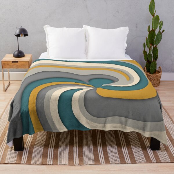 Item preview, Retro 70s Wave Abstract Swirl designed and sold by Owcomm.