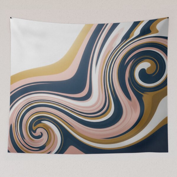 Item preview, Flowing Minimalist Abstract Swirls designed and sold by Owcomm.