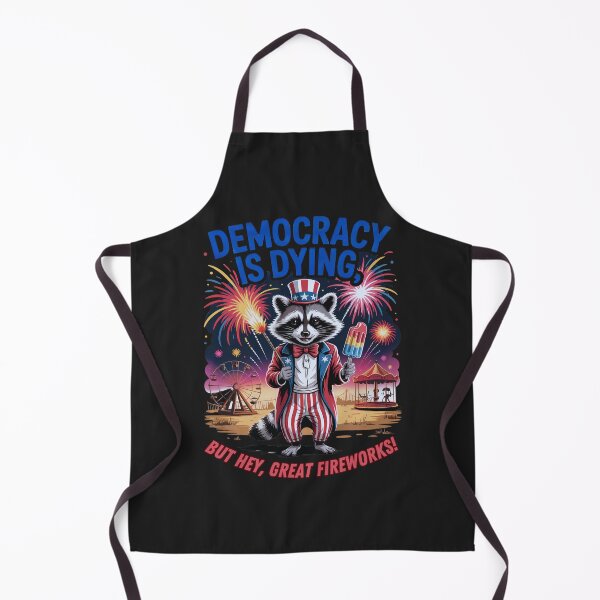 Item preview, Democracy Is Dying: Patriotic Satire With Fireworks, Popsicles, And Existential Dread designed and sold by elynne9.