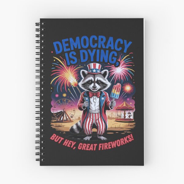 Item preview, Democracy Is Dying: Patriotic Satire With Fireworks, Popsicles, And Existential Dread designed and sold by elynne9.