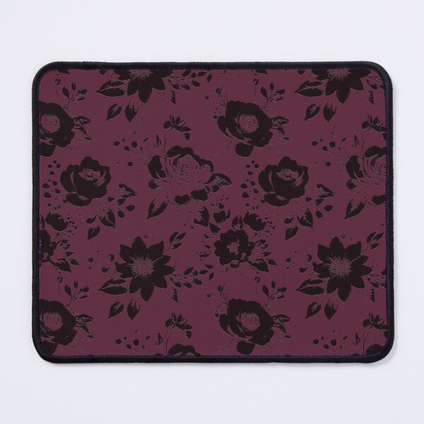 Item preview, Floral Pattern Design - Maroon Burgundy designed and sold by Pixel-Echo-Art.