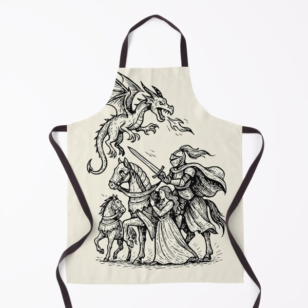 Item preview, Knight Protects the Princess – Dragonslayer designed and sold by SteadyRolling.