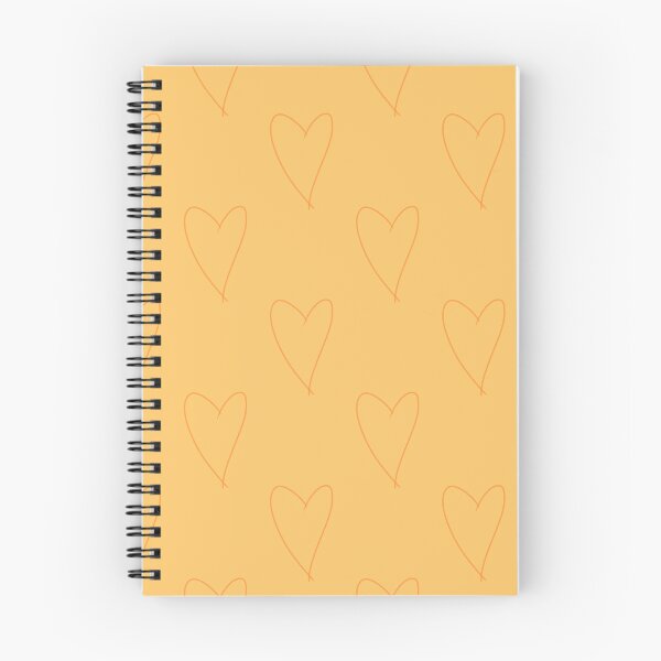 Item preview, Orange heart and background designed and sold by BerryBeach.