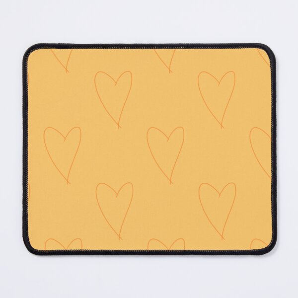 Item preview, Orange heart and background designed and sold by BerryBeach.