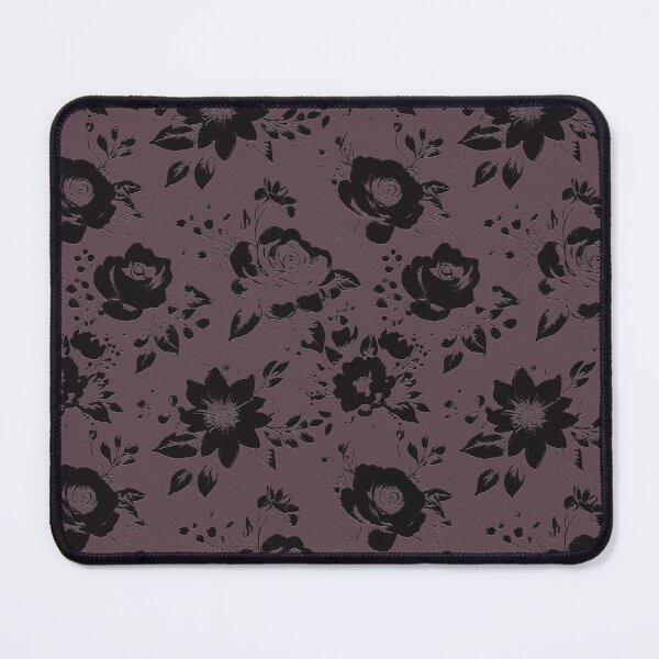 Item preview, Floral Pattern Design - Dark Mauve designed and sold by Pixel-Echo-Art.