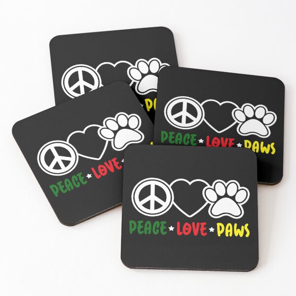 Item preview, Peace, Love, Paws designed and sold by Jazzzling.