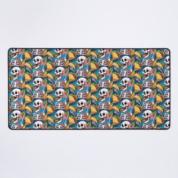 Item preview, Skeleton Eating Tacos designed and sold by ElmoEscobar.