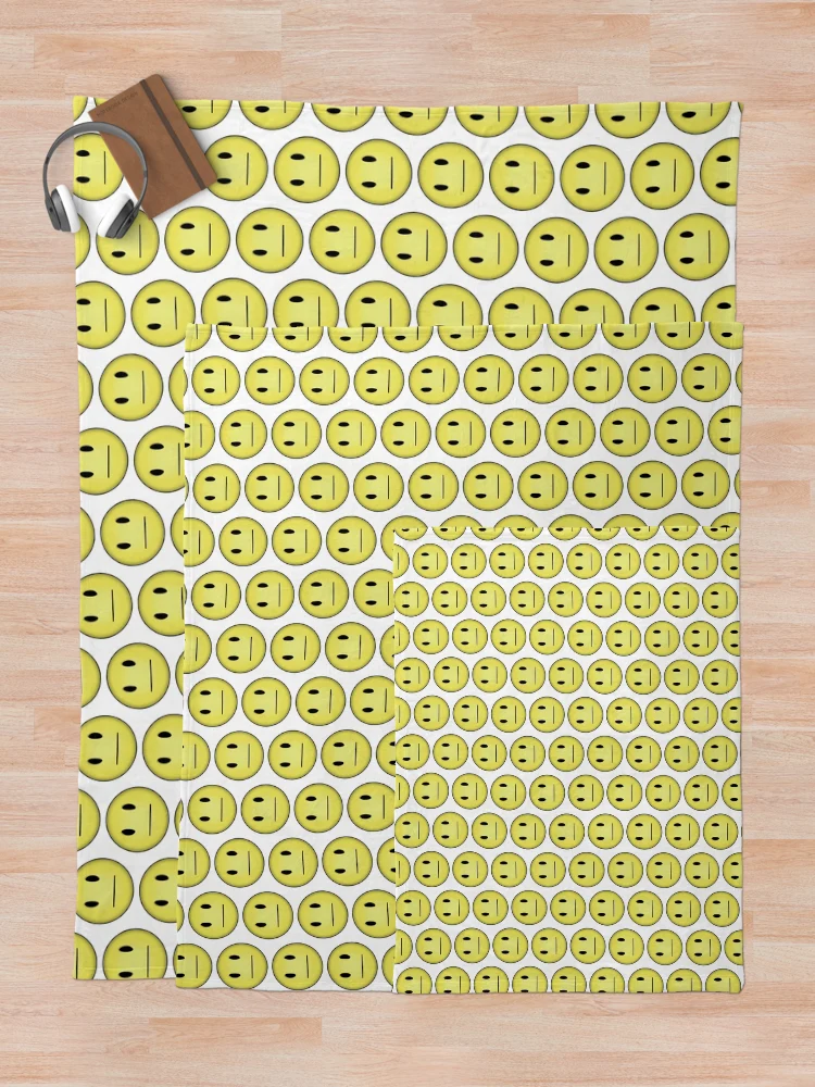 Imagen 5 de 6, Manta con la obra Smiley, diseñada y vendida por RazyCe.