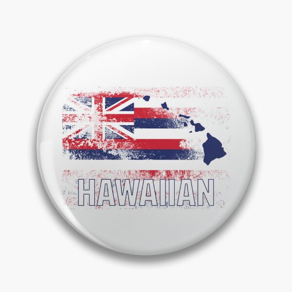 Item preview, Hawaiian islands with flag designed and sold by J Uila.