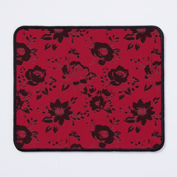 Item preview, Floral Pattern Design - Vibrant Red designed and sold by Pixel-Echo-Art.