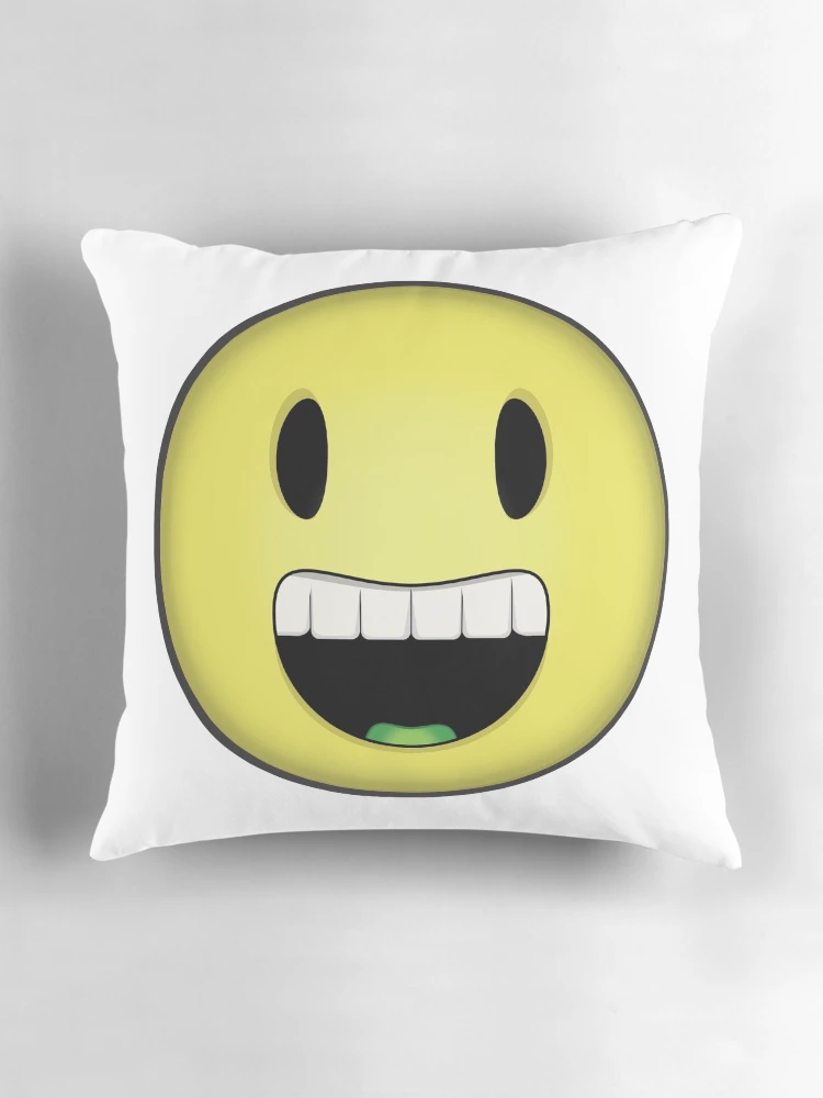 Aperçu 3 sur 4. Coussin avec l'œuvre Smiley créée et vendue par RazyCe.