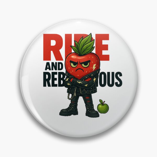 Item preview, Too Ripe to Obey – Punk Fruit Cartoon with Attitude designed and sold by JenniferCreaArte .