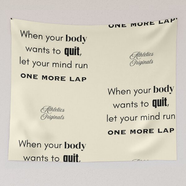 Item preview, One More Lap designed and sold by Toonlympics.