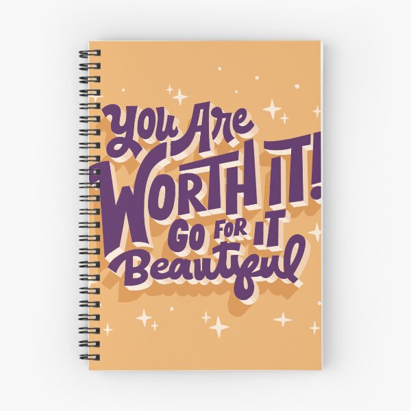 Item preview, You are worth it! Go for it beautiful designed and sold by indysign.