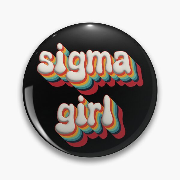 Item preview, Sigma Girl 3D Text – Aesthetic Colorful Design for Strong Independent Girls designed and sold by EmeraldeaDesign.
