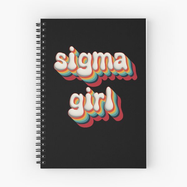 Item preview, Sigma Girl 3D Text – Aesthetic Colorful Design for Strong Independent Girls designed and sold by EmeraldeaDesign.